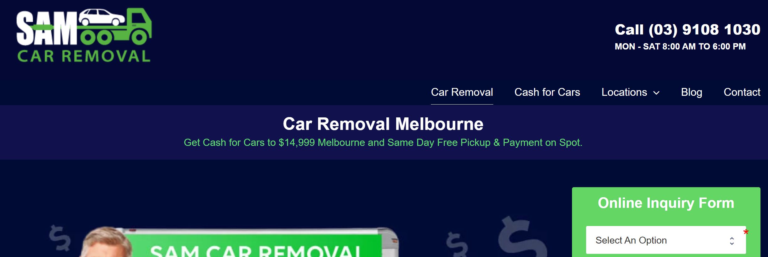 Sam Car Removal & Cash For Cars